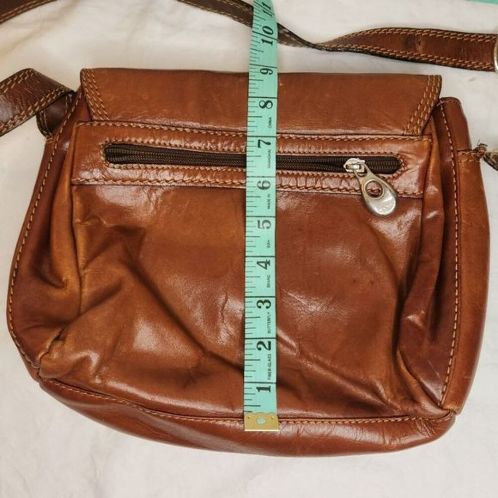 Engs Burg VTG 70s leather shoulder purse - Picture 14 of 15